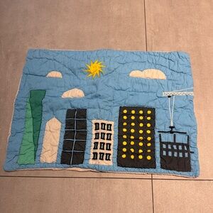 Crate and Barrel Shark construction Pillow Sham